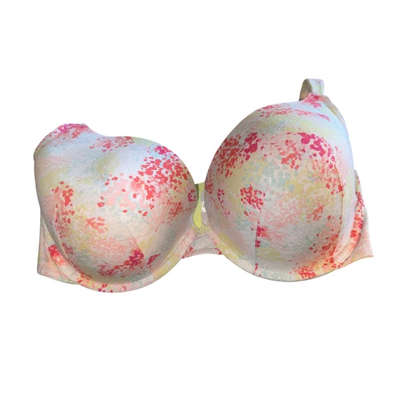 Cacique size 44F Full Coverage Underwire Bra Multicolor Print with padded strap - Picture 1 of 6